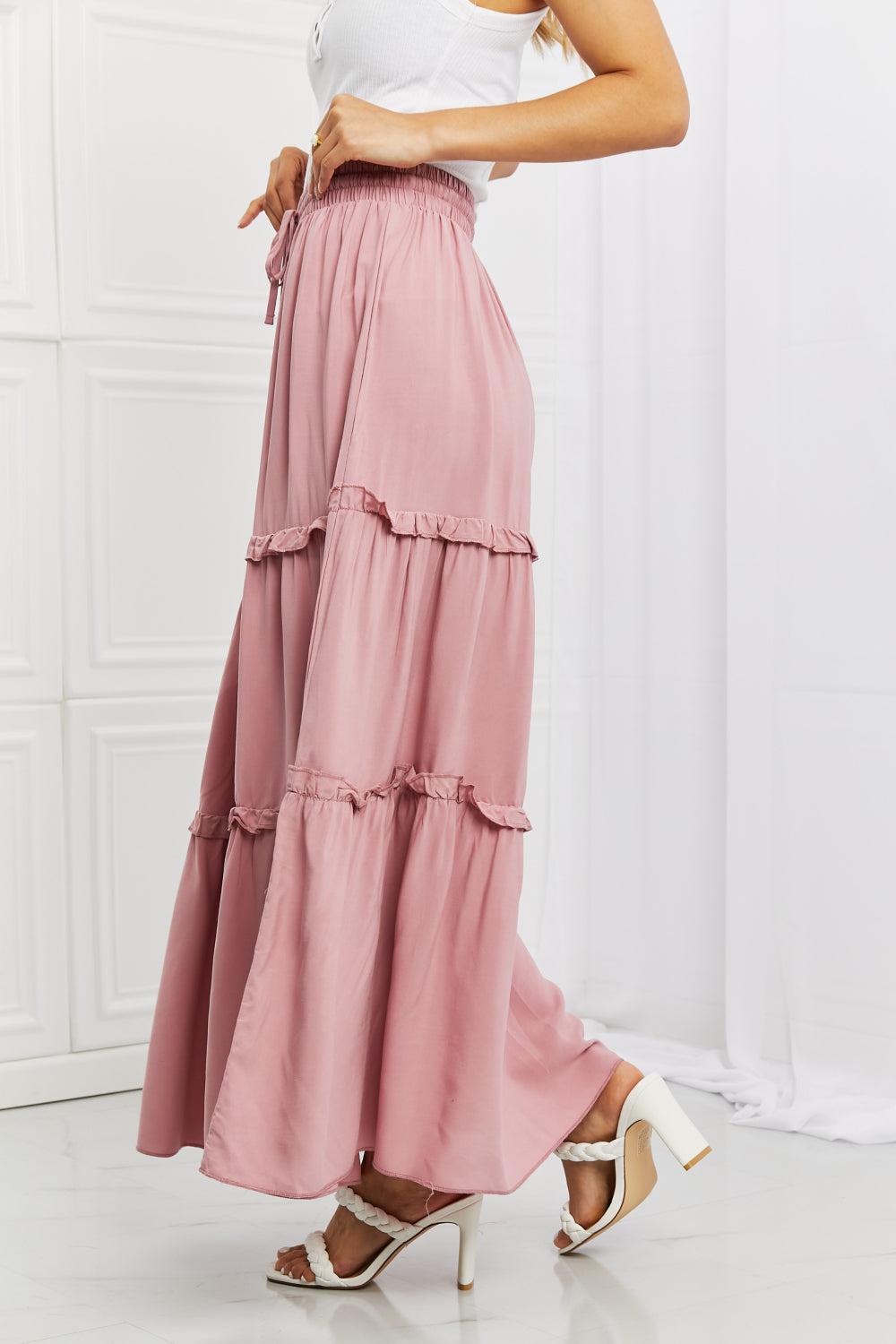 Summer Day’s Ruffled Maxi Skirt