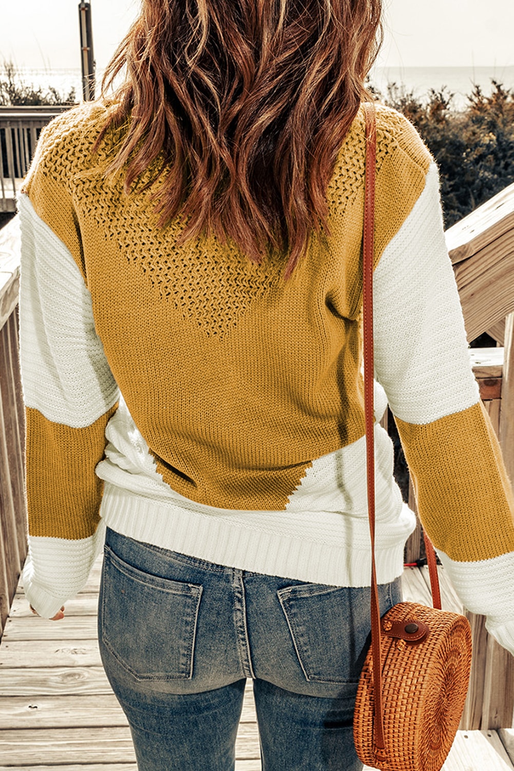Come What May Rib-Knit Sweater