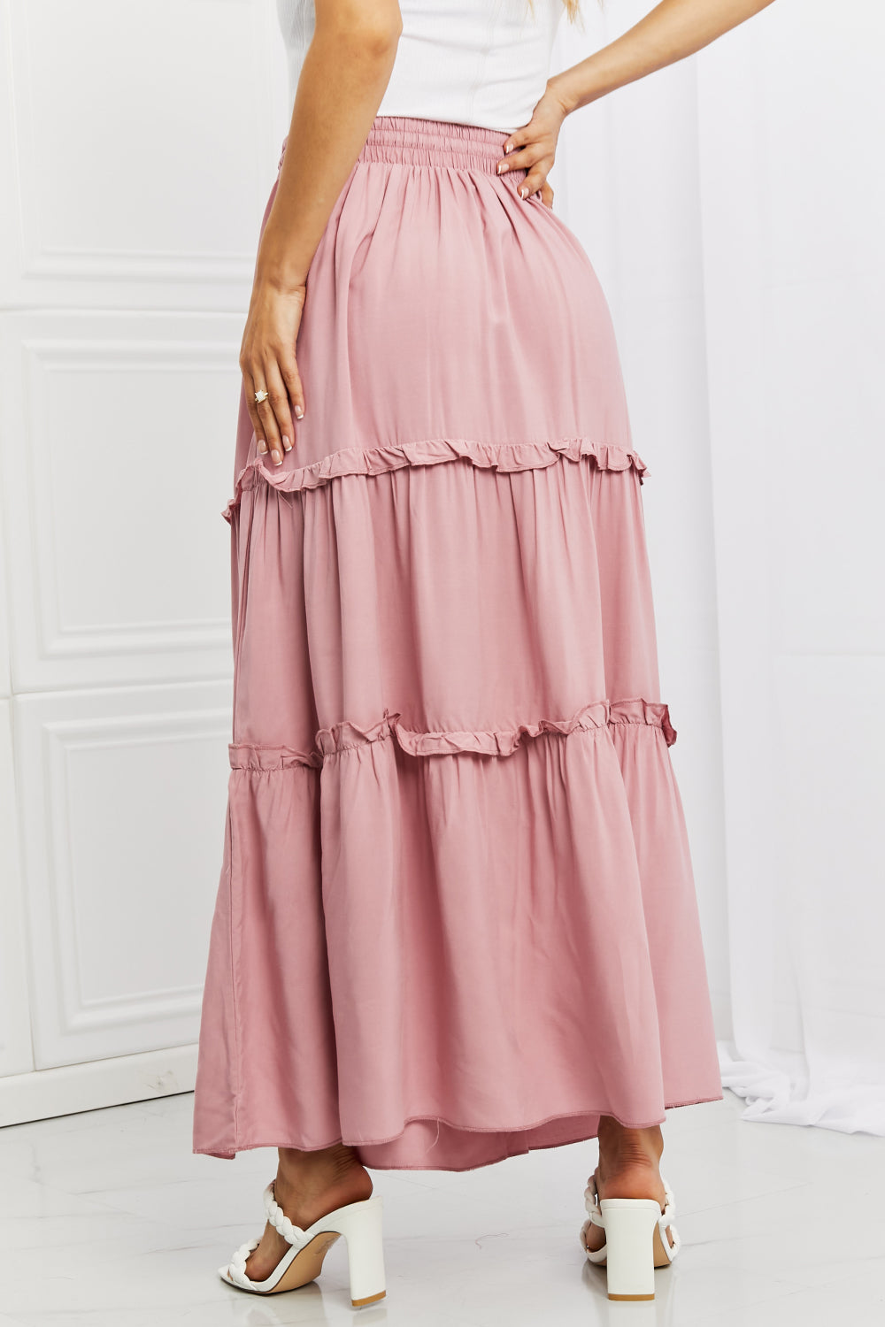 Summer Day’s Ruffled Maxi Skirt