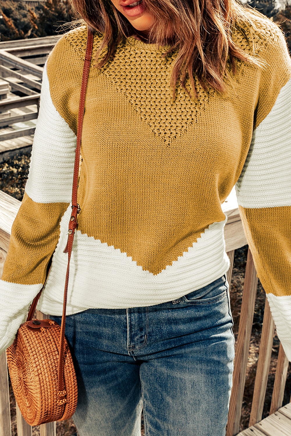Come What May Rib-Knit Sweater