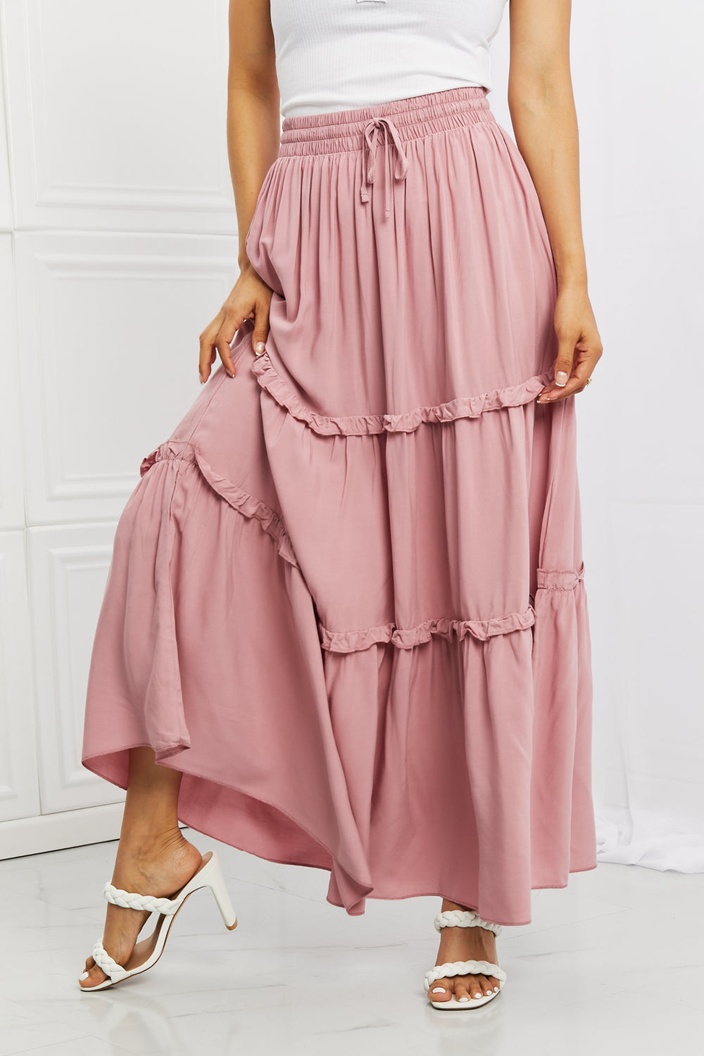 Summer Day’s Ruffled Maxi Skirt