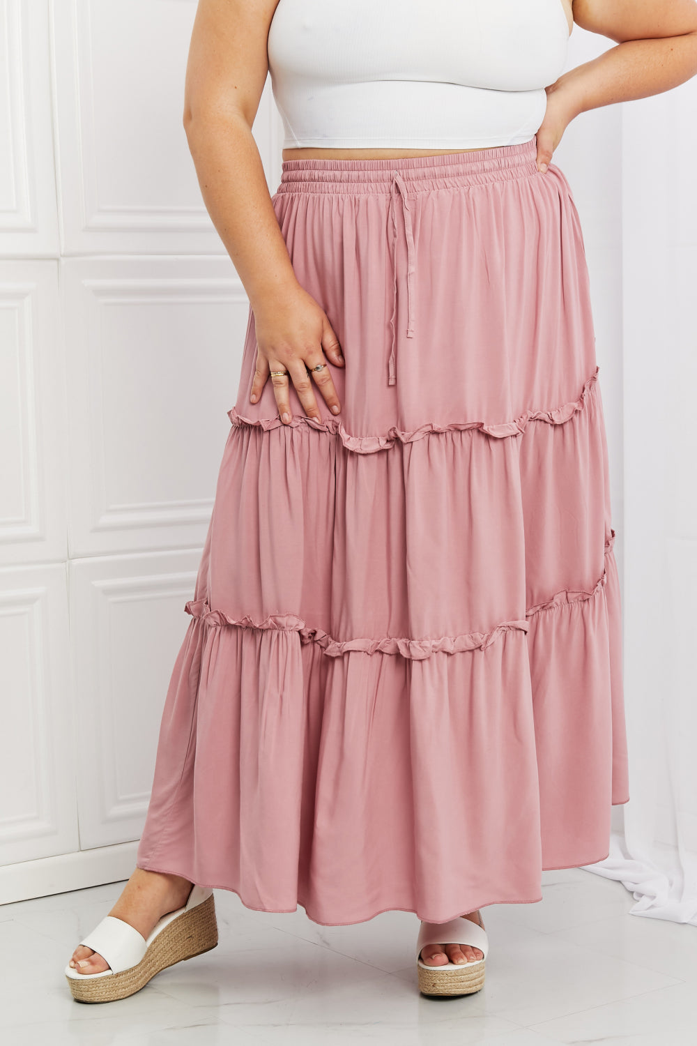 Summer Day’s Ruffled Maxi Skirt