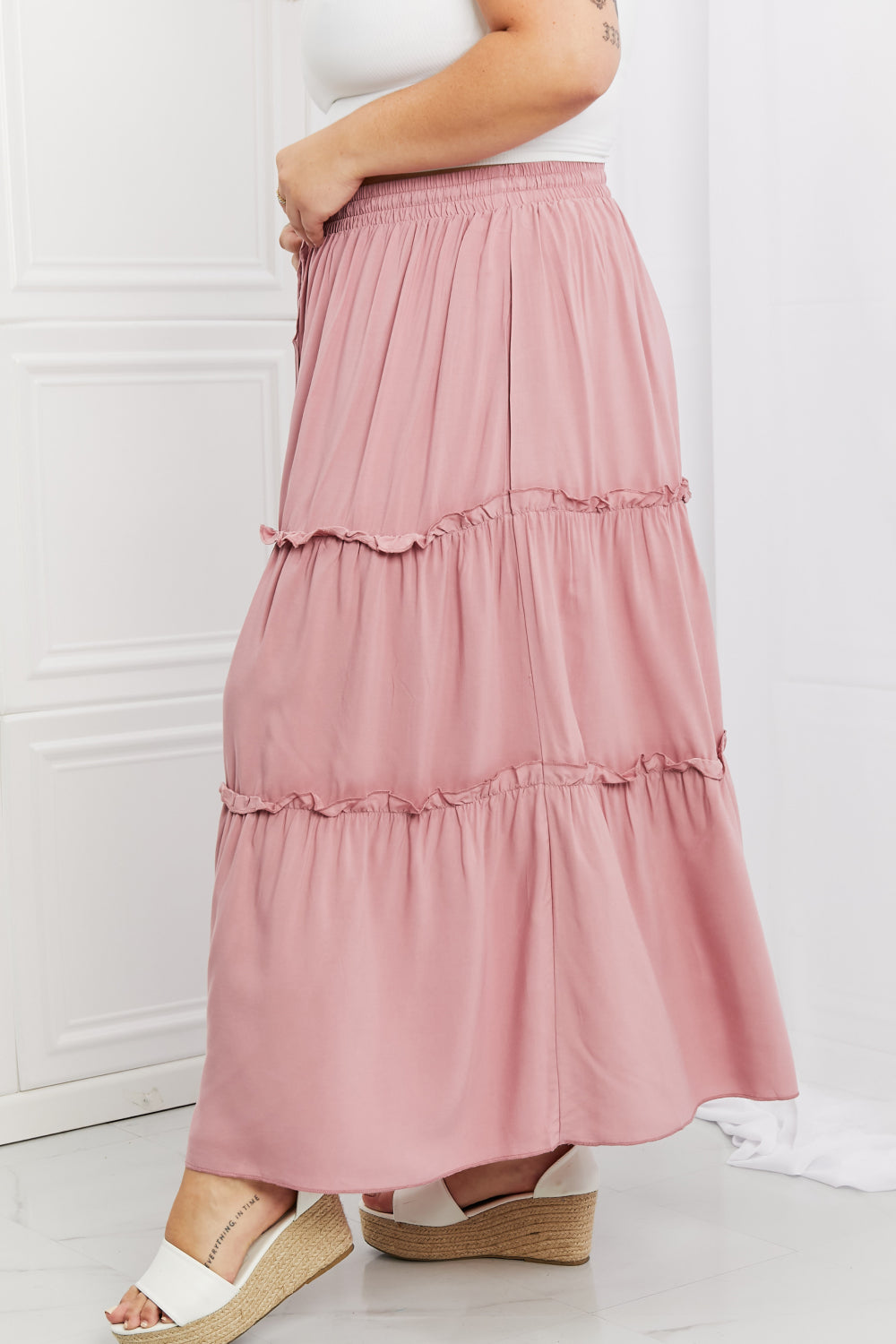 Summer Day’s Ruffled Maxi Skirt