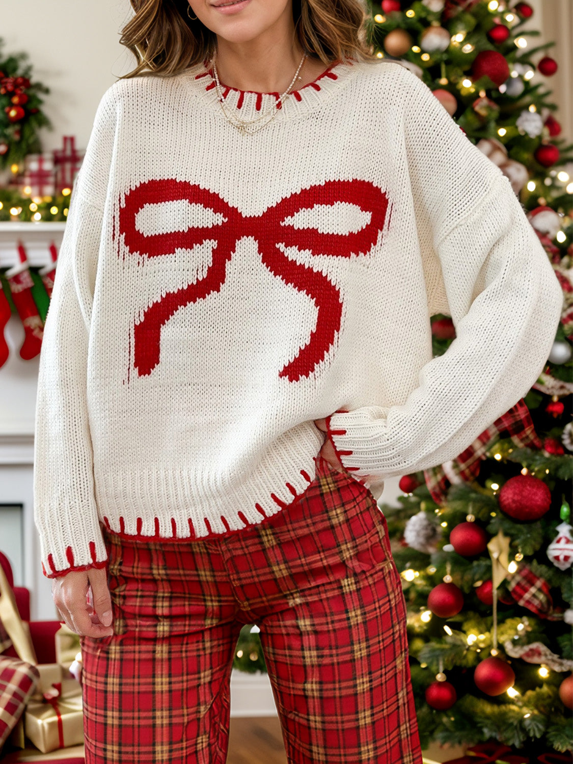 Wrapped With a Bow Knit Sweater