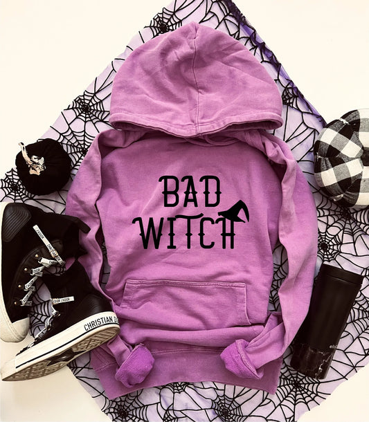 Bad Witch Vintage Wash Hoodie