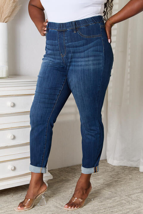 Judy Blue Skinny Cropped Jeans